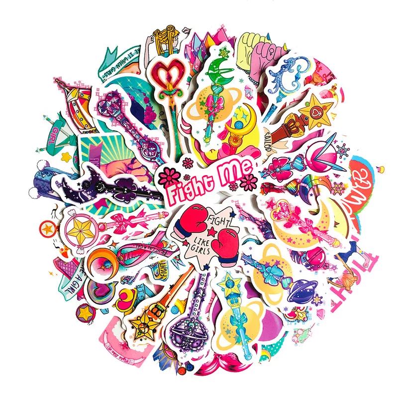 50pcs Girls Stickers Skate Accessories Waterproof Vinly Sticker for Laptop Phone Case Beer Water Bottle Computer Car Sticker Decals
50pcs Girls Stickers Skate Accessories Waterproof Vinly Sticker for Laptop Phone Case Beer Water Bottle Computer Car Sticker Decals