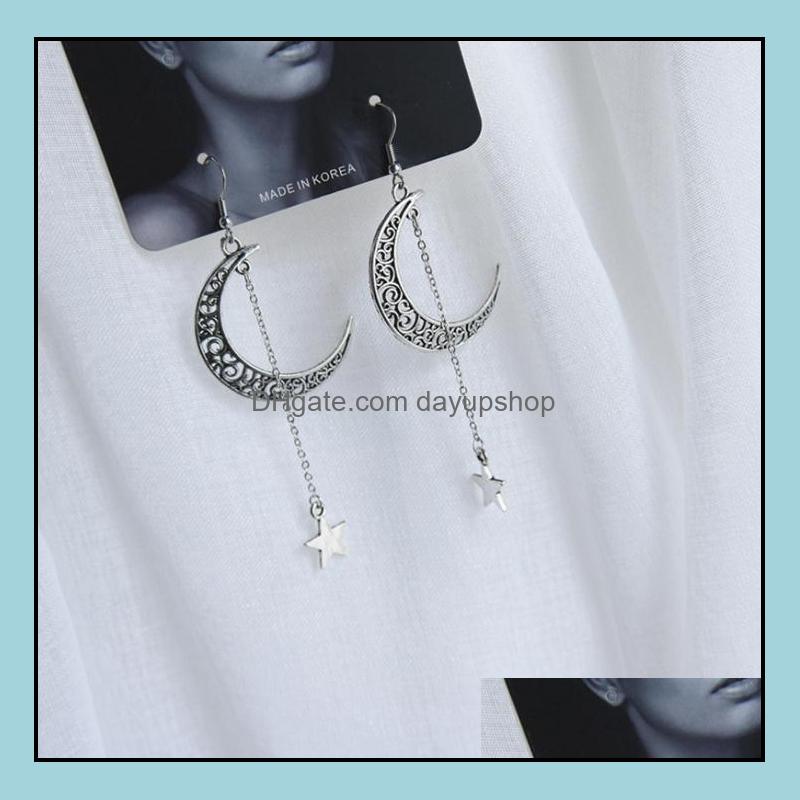 Charm Earrings Jewelry New Fashion Gothic Retro Punk Moon Star Dangle Handmade Statement Women Drop De Dhrqv
Charm Earrings Jewelry New Fashion Gothic Retro Punk Moon Star Dangle Handmade Statement Women Drop De Dhrqv