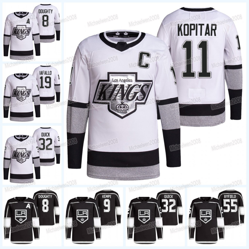11 Anze Kopitar LA Kings 2022 Jersey Adrian Kempe Quinton Byfield Phillip Danault Drew Doughty Dustin Brown Alex Iafallo Jonathan Quick Troy Stecher Matt Roy, Men
11 Anze Kopitar LA Kings 2022 Jersey Adrian Kempe Quinton Byfield Phillip Danault Drew Doughty Dustin Brown Alex Iafallo Jonathan Quick Troy Stecher Matt Roy, Men