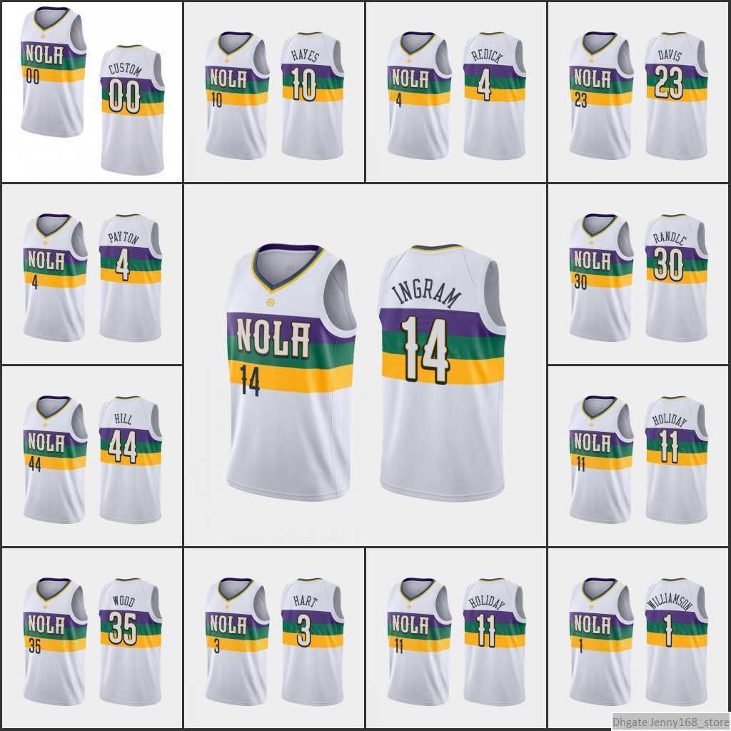 Screen Print New Orleans''Pelicans''Men Zion Williamson Sindarius Thornwell Jrue Holiday Brandon Ingram Custom White 75th''nba''jerseys
Screen Print New Orleans''Pelicans''Men Zion Williamson Sindarius Thornwell Jrue Holiday Brandon Ingram Custom White 75th''nba''jerseys