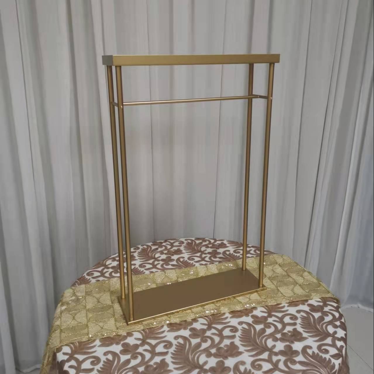 10PCS Outdoor Lawn Wedding Decoration Party Supplies Table Centerpieces Courtyard Aisle Walkway Flower Display Stand Candle Holder Table Number Sign R