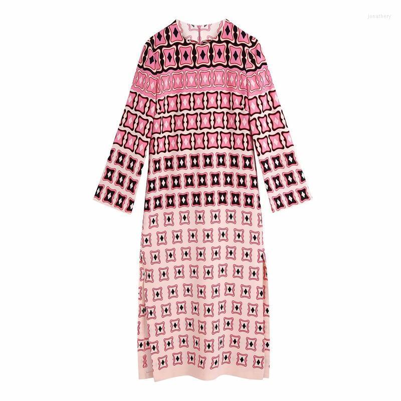 Plus Size Dresses Women 2022 Fashion Geometric Print Side Vents Midi Dress Vintage Long Sleeve Back Zipper Female Streetwear Jona22, As picture
Plus Size Dresses Women 2022 Fashion Geometric Print Side Vents Midi Dress Vintage Long Sleeve Back Zipper Female Streetwear Jona22, As picture