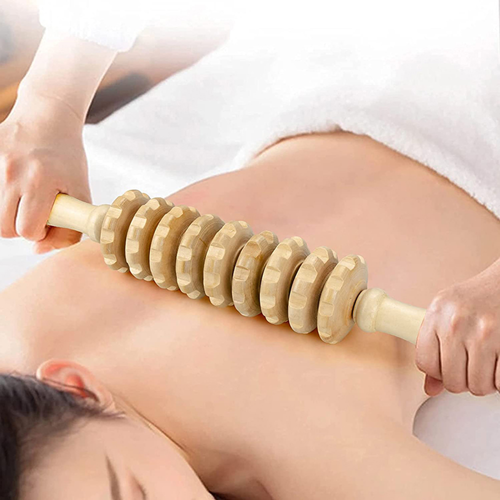 Wood Therapy Massage Tools Maderoterapia Kit Wooden Gua Sha Tool Wood Massage Roller Mushroom Massager Body Sculpting