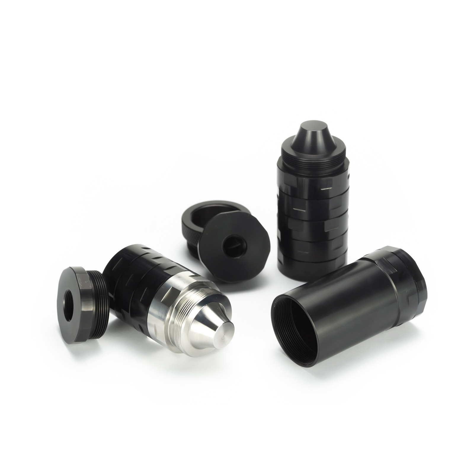 8.5"L 1.55''OD Modular Solvent Trap 5/8x24 and 1/2x28 Fuel Filter Hybrid 1.375x24 MST Kit 8pcs Aluminum Radial Cups 1x 17-4 Stainless Steel Cup
8.5"L 1.55''OD Modular Solvent Trap 5/8x24 and 1/2x28 Fuel Filter Hybrid 1.375x24 MST Kit 8pcs Aluminum Radial Cups 1x 17-4 Stainless Steel Cup