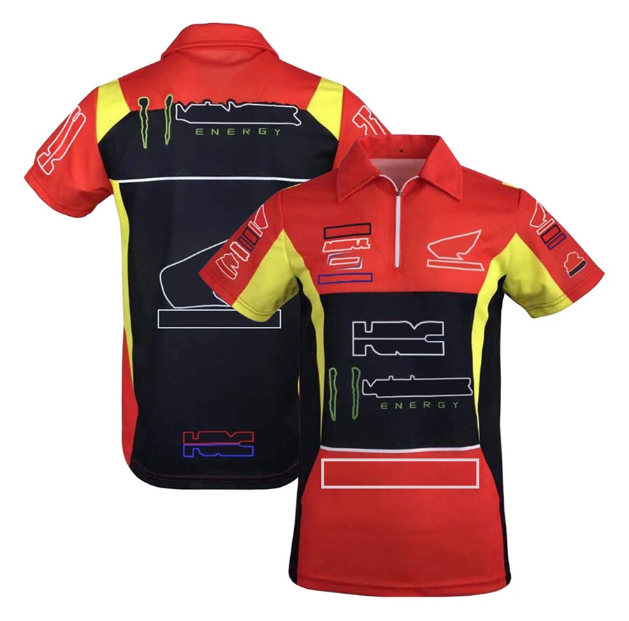 Fashion Moto Team Polo Shirts Summer Motorcycle Rider Breathable Lapel T-shirts Motocross Racing T-shirt Jersey free shipping
