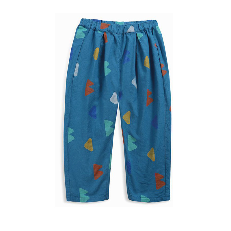 Children's Pants Spring Summer BC Cotton Sweatpants For Girls Boys Wide Cargo Pants Jeans Children's Clothes For Teenagers 220512