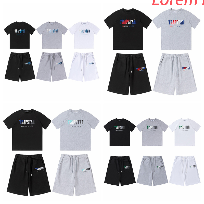 summer Mens Trapstar designer t Shirt Short Sleeve tshirts suit Print Outfit Chenille Tracksuit Black Cotton London Streetwear
summer Mens Trapstar designer t Shirt Short Sleeve tshirts suit Print Outfit Chenille Tracksuit Black Cotton London Streetwear