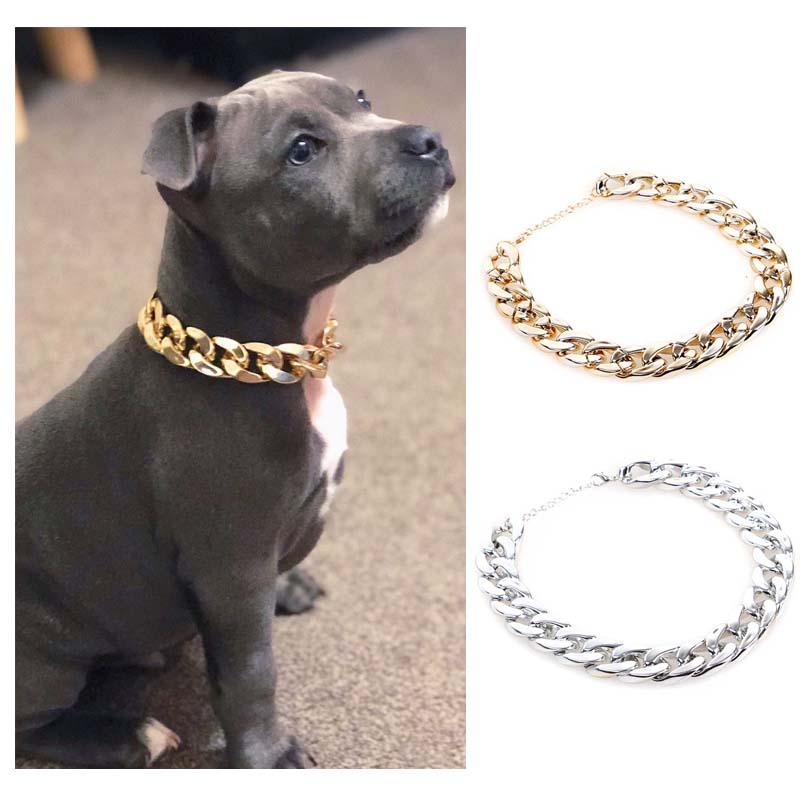 Dog Collars & Leashes Gold Plated For Dogs Snake Chain Big Fashion Jewelry Accessories Pitbull Pugs Pinch Collar Plastic 10EDog
Dog Collars & Leashes Gold Plated For Dogs Snake Chain Big Fashion Jewelry Accessories Pitbull Pugs Pinch Collar Plastic 10EDog