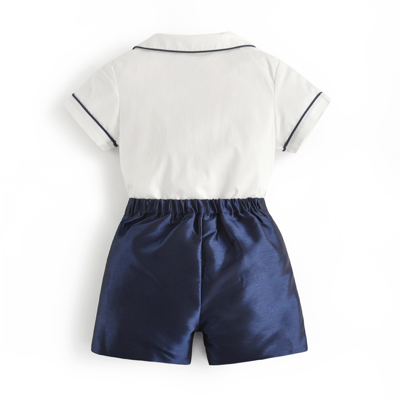 Toddler Boys Classic Bobby Suit Summer Baby Boutique Clothes Set Boy Spanish Vintage Outfits Eid 220507