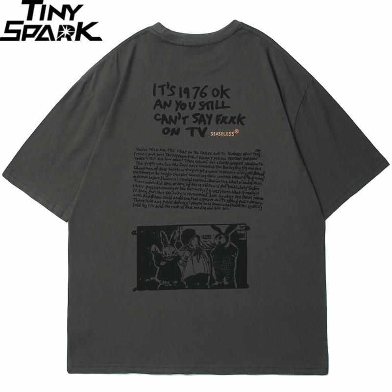 Men Hip Hop Streetwear Retro T Shirt Bunny Letter Printed Tshirt Harajuku Cotton T-Shirt Short Sleeve Tops Tees Gray White 220419, A31s66 white
Men Hip Hop Streetwear Retro T Shirt Bunny Letter Printed Tshirt Harajuku Cotton T-Shirt Short Sleeve Tops Tees Gray White 220419, A31s66 white