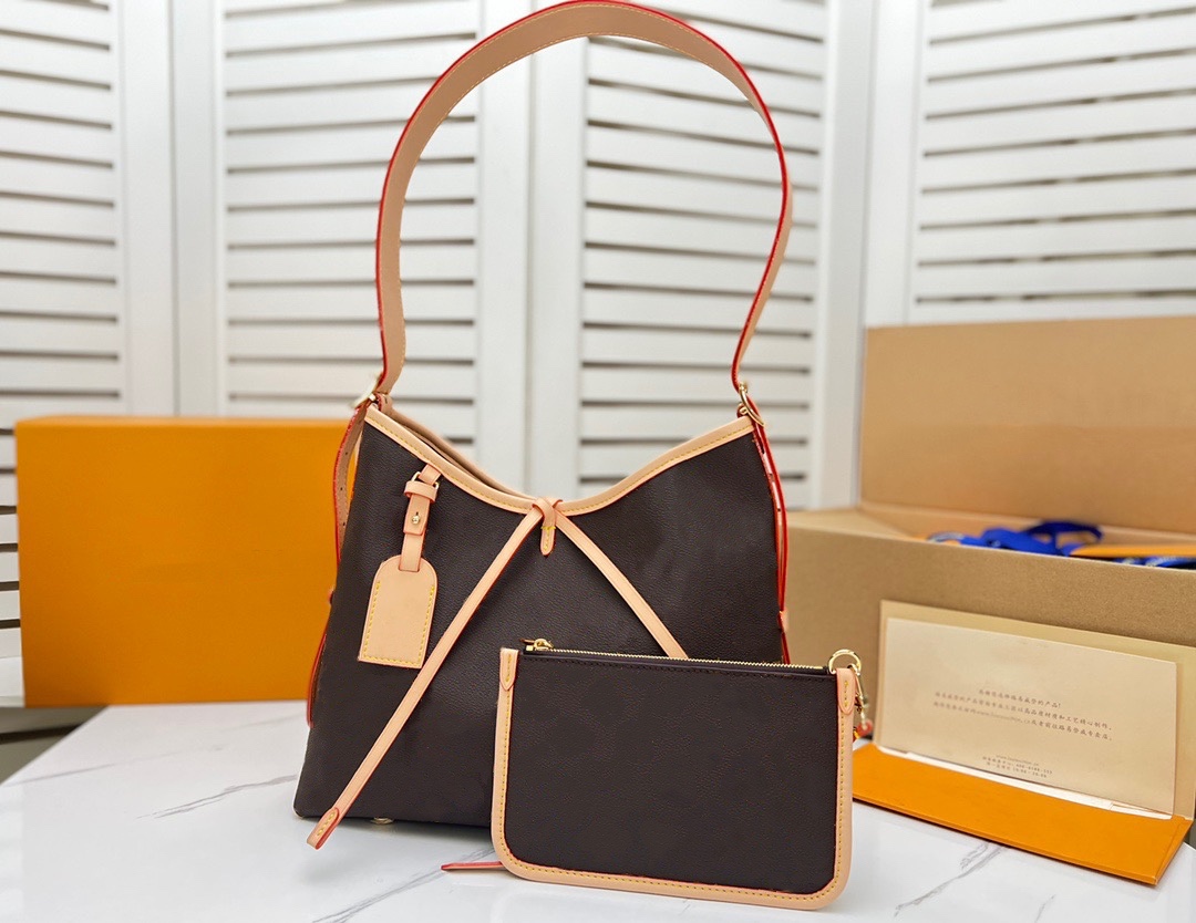 Top 5A Vintage Carryall PM 2 in 1 Woman Hobo Handbag With A Wallet Ship with Dust Bags and Original Box Lady Composite Bag, Brown
Top 5A Vintage Carryall PM 2 in 1 Woman Hobo Handbag With A Wallet Ship with Dust Bags and Original Box Lady Composite Bag, Brown