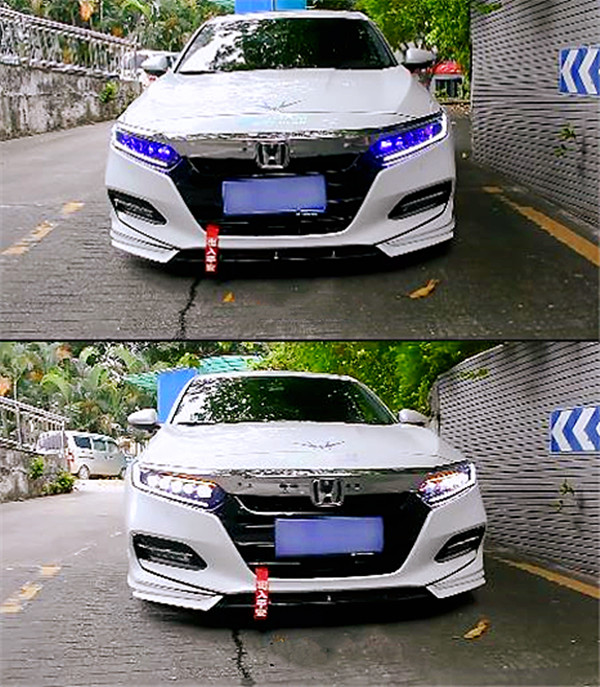 car parts front lights For Honda Accord G10 18-20 LED Headlight daytime running turn signal high low beam head lights