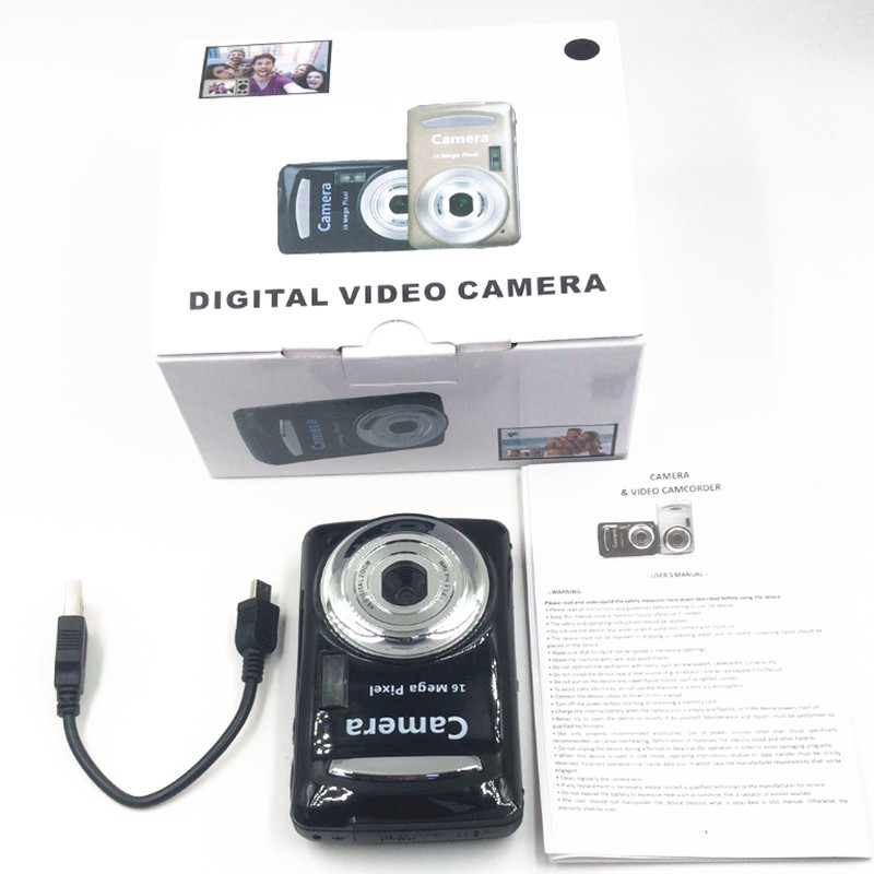 Digital Cameras 16 Million Pixels 2.7-inch Portable Camera 720P Rechargeable LCD Screen Mini Recorder Video Pography