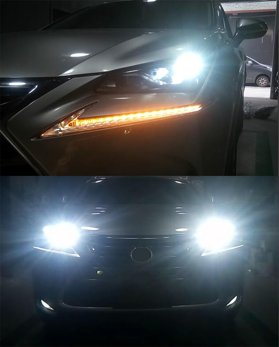 Auto Goods Front Lights For Lexus NX NX200 NX300 2014-2021 High Beam Headlights Daytime Running Headlight