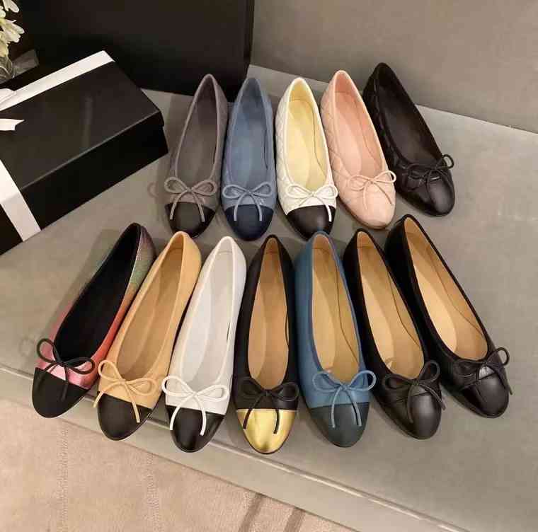 2022 Classic Designer Dress Shoes Spring and Autumn 100% Cowhide Ballet Flats Dance Fashion Women Black Flat round head single shoes, 19
2022 Classic Designer Dress Shoes Spring and Autumn 100% Cowhide Ballet Flats Dance Fashion Women Black Flat round head single shoes, 19