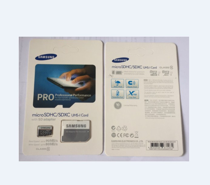 DHL delivery 16GB/32GB/64GB/128GB/256GB Good quality Actual capacity Samsung PRO+ micro sd card C10/4K HD camera TF cards/smartphone memory card 90MB/S
DHL delivery 16GB/32GB/64GB/128GB/256GB Good quality Actual capacity Samsung PRO+ micro sd card C10/4K HD camera TF cards/smartphone memory card 90MB/S