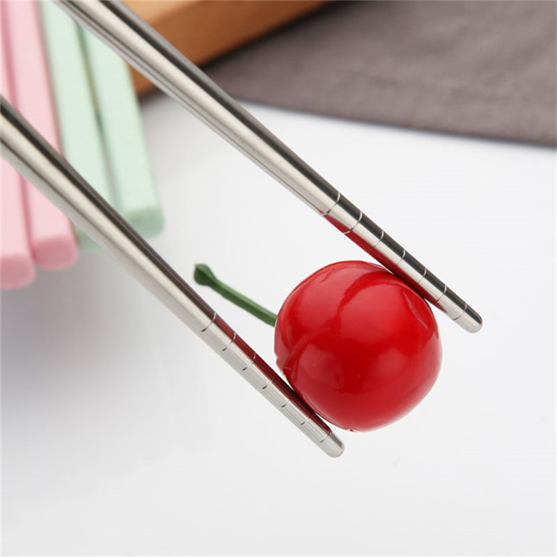 Reusable Chopstick Chinese Chopstick with Plastic Wheat Straw Handle