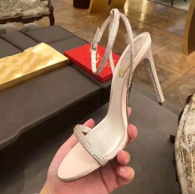 Rene Caovilla Sexy Fashion Women Cleo Heeled Sandals Designer Crystal Diamond Luxury Metal Letter Buckle Womens Pointed Toe Sandal Slingback
Rene Caovilla Sexy Fashion Women Cleo Heeled Sandals Designer Crystal Diamond Luxury Metal Letter Buckle Womens Pointed Toe Sandal Slingback