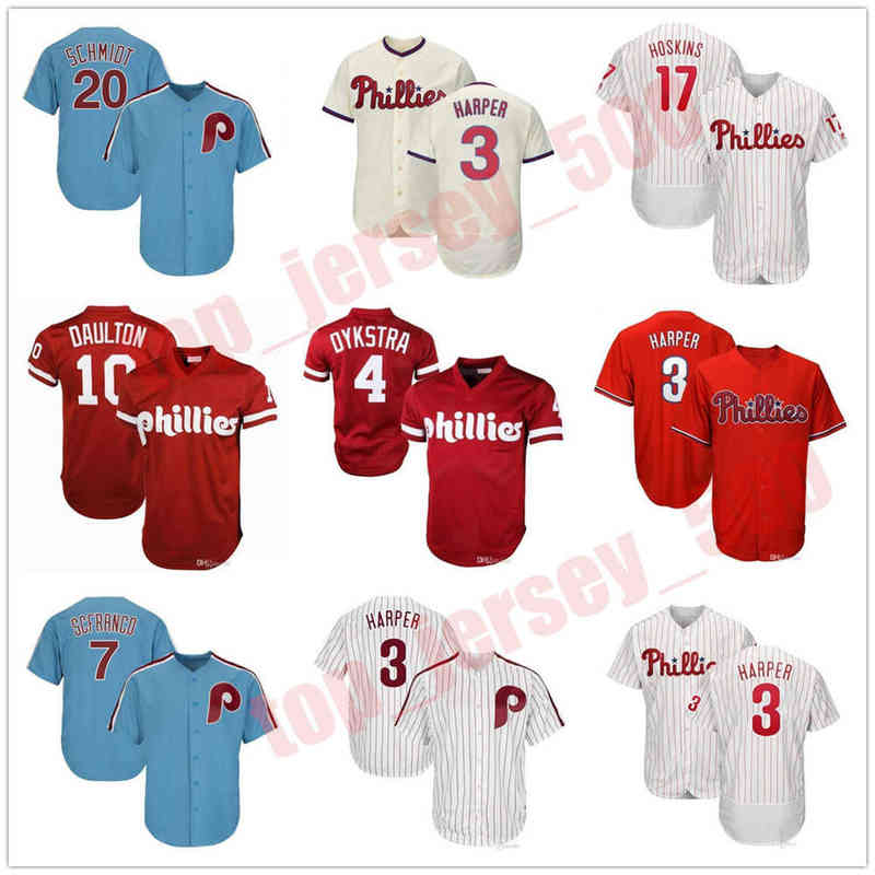 Bryce Men Women youth Jersey Darren Daulton Harper Maikel Franco 17 Rhys Hoskins 27 Aaron Nola Phillies Mitch Williams Mike Schmidt Baseball, As shown in illustration
Bryce Men Women youth Jersey Darren Daulton Harper Maikel Franco 17 Rhys Hoskins 27 Aaron Nola Phillies Mitch Williams Mike Schmidt Baseball, As shown in illustration