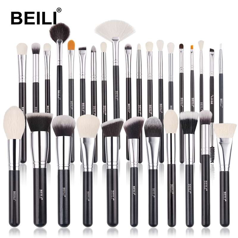 BEILI Goat Makeup Brush Set Eyeshadow Brushes Professional Foundation Blending Eyebrow Fan Blush pinceaux de maquillage 220722
BEILI Goat Makeup Brush Set Eyeshadow Brushes Professional Foundation Blending Eyebrow Fan Blush pinceaux de maquillage 220722