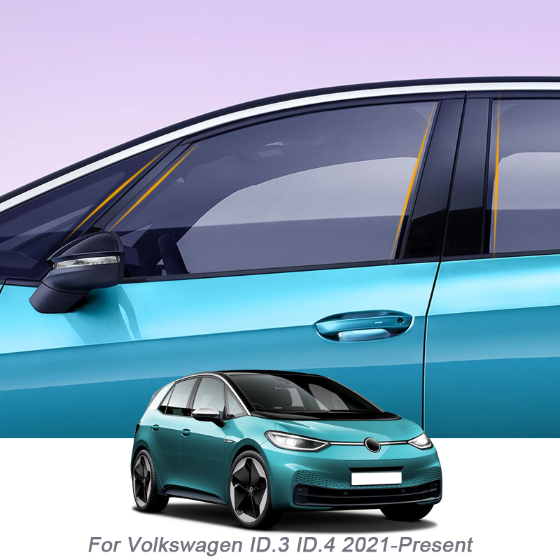6PCS Car Window Center Pillar Sticker PVC Trim Anti-Scratch Film For Volkswagen ID.3 ID.4 2021-Present External Auto Accessories, Black
6PCS Car Window Center Pillar Sticker PVC Trim Anti-Scratch Film For Volkswagen ID.3 ID.4 2021-Present External Auto Accessories, Black