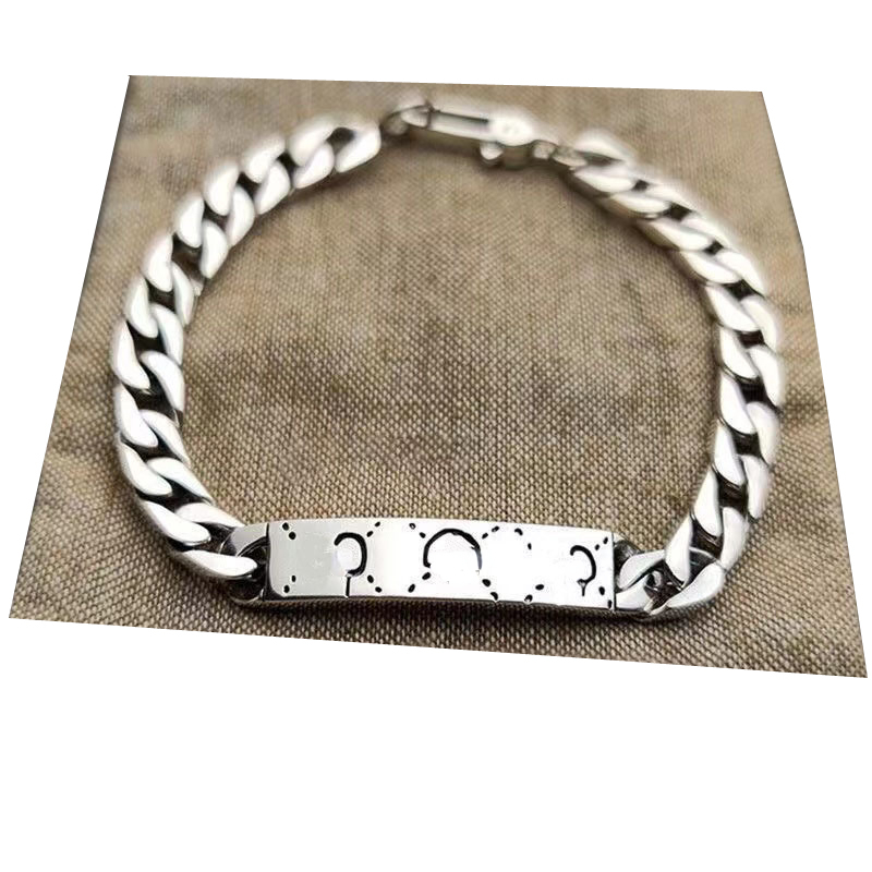 Mens Womens Luxury Link Chain Bracelets Retro Trend Couples Bracelet Designer Jewelry
Mens Womens Luxury Link Chain Bracelets Retro Trend Couples Bracelet Designer Jewelry