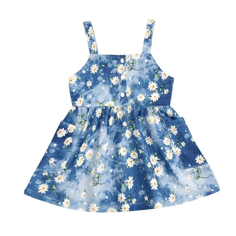 Girl's Dresses Summer Baby Girls Dress Floral Print Square Neck Sleeveless Tank With Pockets For Toddler 0-24 MonthsGirl's, As pic
Girl's Dresses Summer Baby Girls Dress Floral Print Square Neck Sleeveless Tank With Pockets For Toddler 0-24 MonthsGirl's, As pic