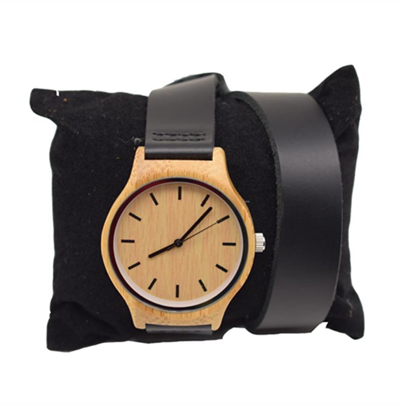 Wristwatches Est Fashion Womens Leather Bamboo Wooden Watches With Long Geunine For Christmas Gifts, Bamboo brown
Wristwatches Est Fashion Womens Leather Bamboo Wooden Watches With Long Geunine For Christmas Gifts, Bamboo brown