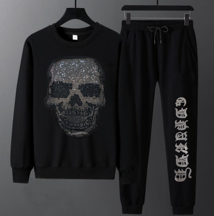 Youth Rhinestone tracksuit Men's British style clothes Fashion slim size apparels, As shown
Youth Rhinestone tracksuit Men's British style clothes Fashion slim size apparels, As shown
