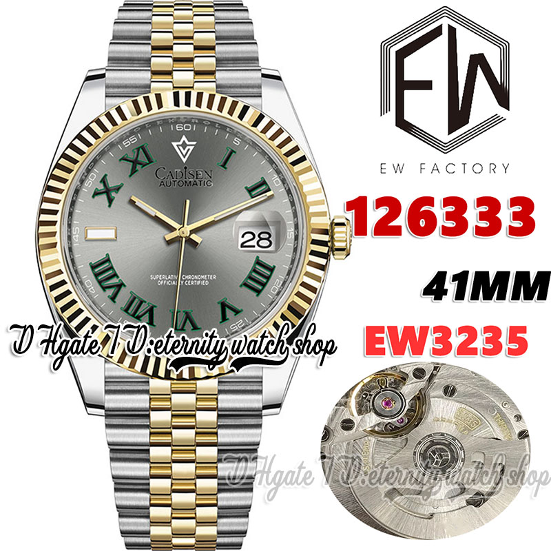 EWF V3 ew126333 Cal.3235 EW3235 Automatic Mens Watch 41MM Fluted Bezel Roman Gray Dial Two Tone 904L Steel Bracelet With Same Serial Warranty Card eternity Watches, Watch waterproof cost
EWF V3 ew126333 Cal.3235 EW3235 Automatic Mens Watch 41MM Fluted Bezel Roman Gray Dial Two Tone 904L Steel Bracelet With Same Serial Warranty Card eternity Watches, Watch waterproof cost