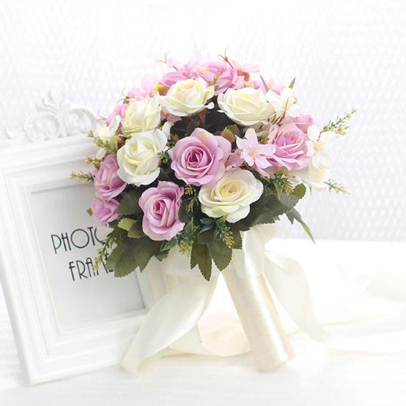 Wedding Flowers Pink Ivory Rose Little Peony Bridesmaid Silk Bridal Bouquet Ribbon Fake De NoivaWedding
Wedding Flowers Pink Ivory Rose Little Peony Bridesmaid Silk Bridal Bouquet Ribbon Fake De NoivaWedding
