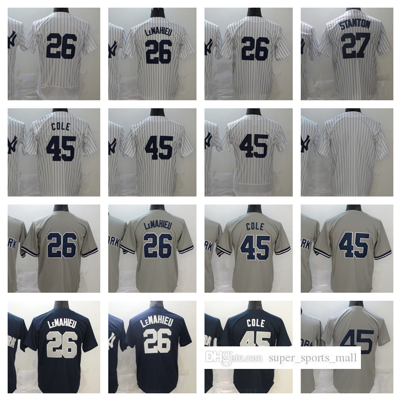 26 DJ LeMahieu Baseball Jersey 27 Giancarlo Stanton 45 Gerrit Cole Blank 2022 Stitched Jerseys Men Women Youth Size S--XXXL, As picture
26 DJ LeMahieu Baseball Jersey 27 Giancarlo Stanton 45 Gerrit Cole Blank 2022 Stitched Jerseys Men Women Youth Size S--XXXL, As picture