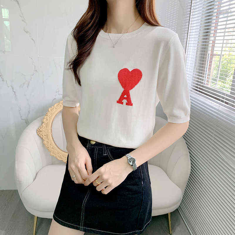 Cotton Fashion Designerpure Hearts Short Sleeve Embroidered Cartoon Crew Neck Pullover Loose T-shirt Letter, This item does not ship
Cotton Fashion Designerpure Hearts Short Sleeve Embroidered Cartoon Crew Neck Pullover Loose T-shirt Letter, This item does not ship