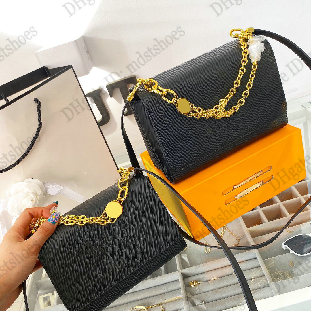 22ss TWIST MM Nior Flap Bag Enamel Monograms Flower Epi Grained Leather Twist Lock New Gold Double Chain Designers Luxurys Women Cross Body M59402
22ss TWIST MM Nior Flap Bag Enamel Monograms Flower Epi Grained Leather Twist Lock New Gold Double Chain Designers Luxurys Women Cross Body M59402