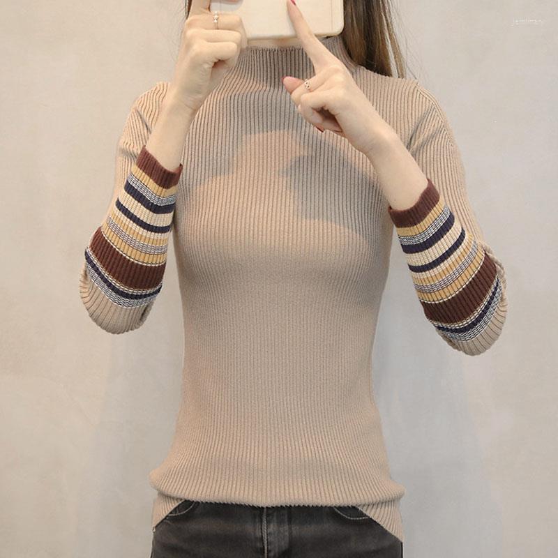 Women's Sweaters Wool Cashmere Sweater Casual Long-Sleeved Patchwork Turtleneck Pullover Fall Ladies Bottoming Knitted Jemi22, Black
Women's Sweaters Wool Cashmere Sweater Casual Long-Sleeved Patchwork Turtleneck Pullover Fall Ladies Bottoming Knitted Jemi22, Black