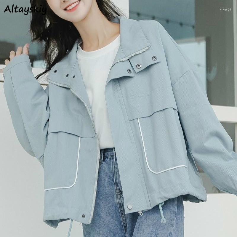 Women' Jackets Spring Women Ins Cargo Chic BF Style Teens Cropped Outwear Preppy All-match Daily Leisure Simple Femme ClothingWomen, Black
Women' Jackets Spring Women Ins Cargo Chic BF Style Teens Cropped Outwear Preppy All-match Daily Leisure Simple Femme ClothingWomen, Black