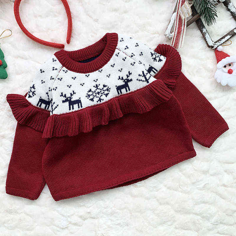 Autumn Winter Christmas Cartoon Pullover Sweaters Kids Pullover Tops Baby Girls Long Sleeve Pullover Sweaters L220715, S20316 red
Autumn Winter Christmas Cartoon Pullover Sweaters Kids Pullover Tops Baby Girls Long Sleeve Pullover Sweaters L220715, S20316 red