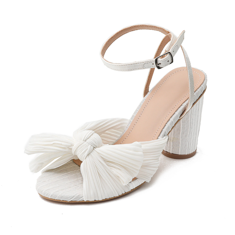 Luxury Brand Bow-knot Women Sandal Round High Heel Ankle Buckle Peep Toe Ladies Elegant Dress Pumps Shoes Big Size 42, As pic3
Luxury Brand Bow-knot Women Sandal Round High Heel Ankle Buckle Peep Toe Ladies Elegant Dress Pumps Shoes Big Size 42, As pic3