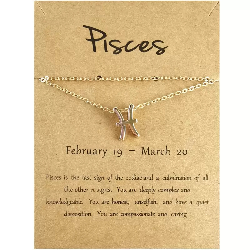 Multilayer 12 Constellation Zodiac Anklet Gold Silver Summber Beach Letter Foot Chain for Women Ladies Astrological Anklet Jewelry