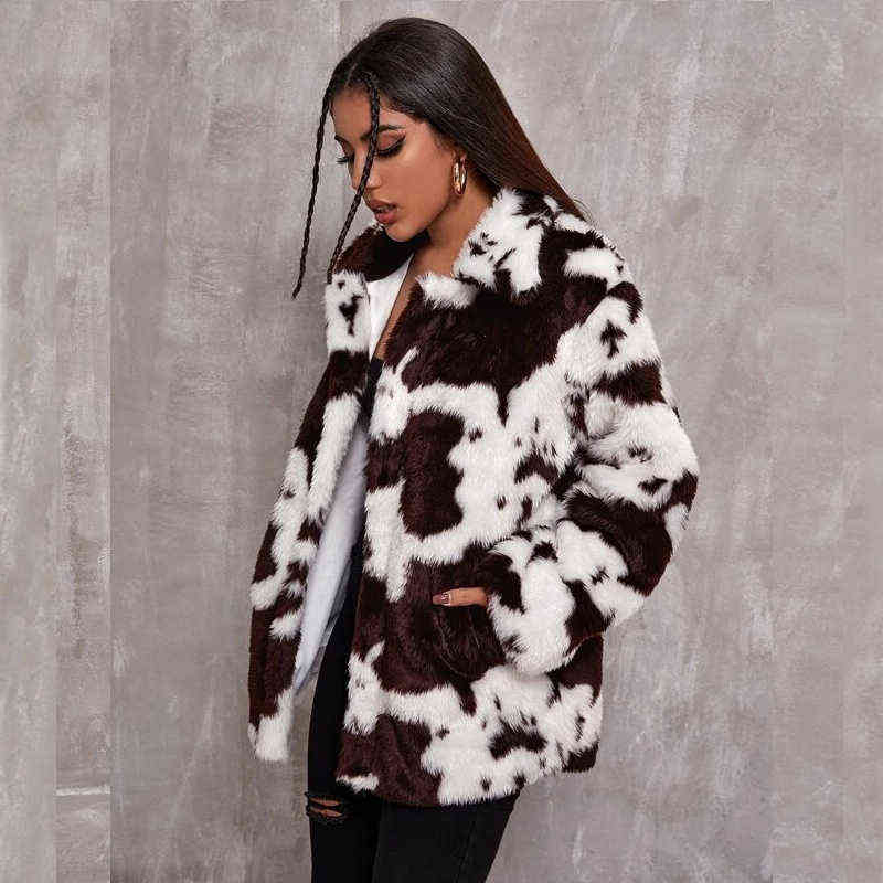 Black And White Faux Fur Coat Women 2020 Winter Fashion Loose Hip-hop Jackets Female Vintage Casual Plus Size Thick Warm Coat T220816, Multi
Black And White Faux Fur Coat Women 2020 Winter Fashion Loose Hip-hop Jackets Female Vintage Casual Plus Size Thick Warm Coat T220816, Multi