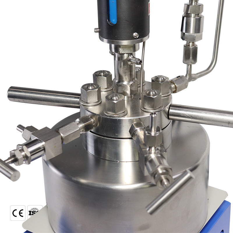 ZZKD Lab Supplies 1L Stainless Steel 316 High Pressure Reactor TGYF-C Series Portable Mechanical Stirring Heat Transfer Oil Heating Magnetic Stir Reac