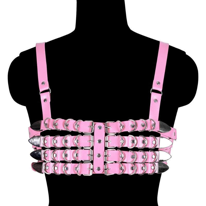 Garters Learther Underwear Tops Cage Bra Pastel Gothic Bondage Body Harness Goth Sexy Lingerie Fetish Belt RaveGarters, White
Garters Learther Underwear Tops Cage Bra Pastel Gothic Bondage Body Harness Goth Sexy Lingerie Fetish Belt RaveGarters, White