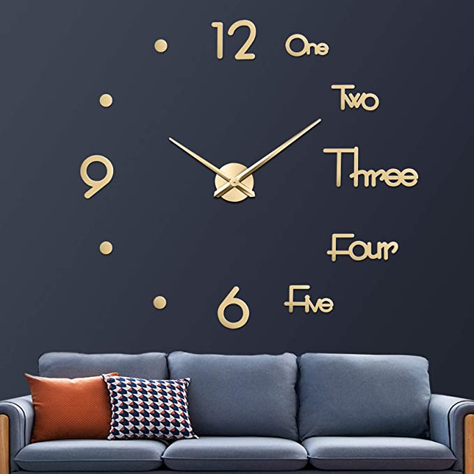 Frameless Large DIY Wall Clock 3D Mirror Mute Stickers for Home Living Room Bedroom Office Decoration Kitchen Acrylic Letters Clocks
Frameless Large DIY Wall Clock 3D Mirror Mute Stickers for Home Living Room Bedroom Office Decoration Kitchen Acrylic Letters Clocks