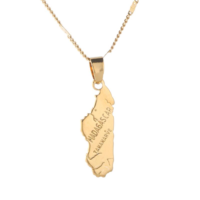 Pendant Necklaces Personality Golden Africa Madagascar Map Necklace Women Men Brass Copper Patriotic Chain JewelryPendant
Pendant Necklaces Personality Golden Africa Madagascar Map Necklace Women Men Brass Copper Patriotic Chain JewelryPendant