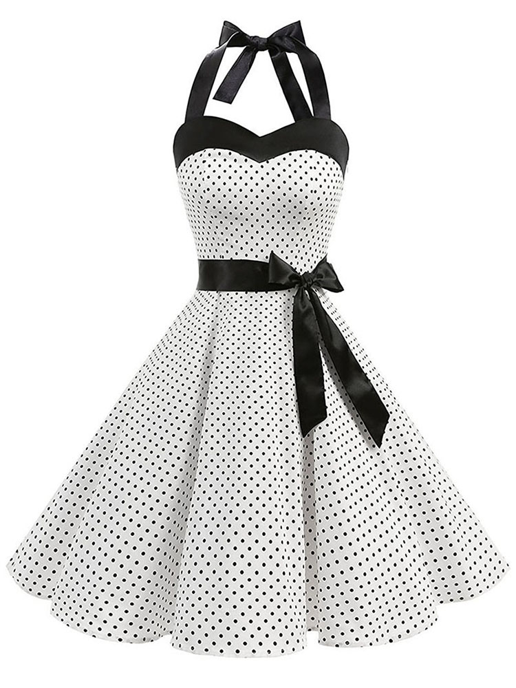 Vintage Dress Women 2022 Summer Sexy Polka Dot Print Halter Party Dresses Vestidos Plus Size Robe Pin Up Rockabilly DU9 Dress
Vintage Dress Women 2022 Summer Sexy Polka Dot Print Halter Party Dresses Vestidos Plus Size Robe Pin Up Rockabilly DU9 Dress