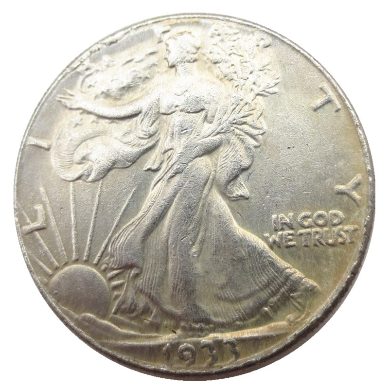 US 1923-1933-S Walking Liberty Half Dollar Craft Silver Plated Copy Coins metal dies manufacturing factory Price
US 1923-1933-S Walking Liberty Half Dollar Craft Silver Plated Copy Coins metal dies manufacturing factory Price
