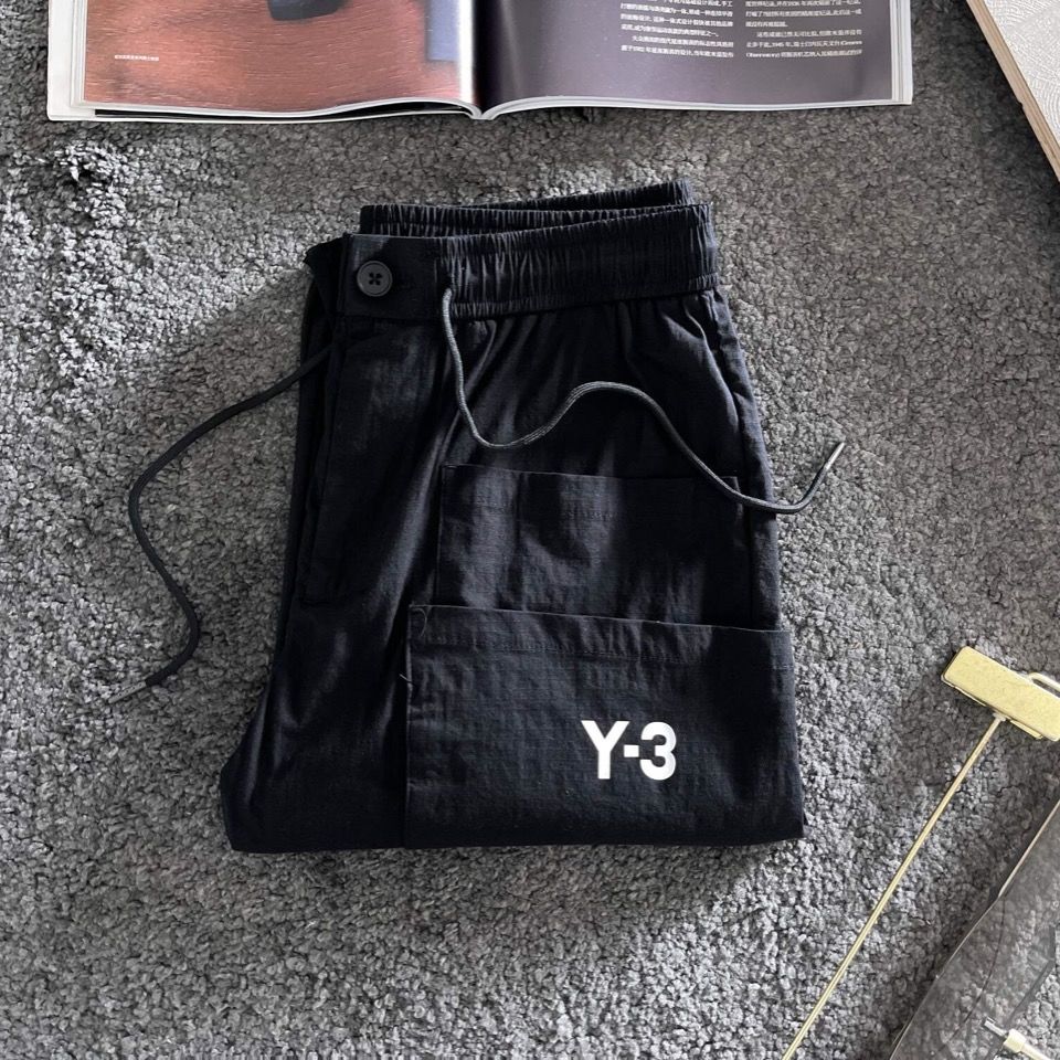 Summer Cotton and Linen Light Breathable Casual Pant Men's y3 Signature Pocket Design Leggings Fashion Sweatpants Loose Trousers, Black
Summer Cotton and Linen Light Breathable Casual Pant Men's y3 Signature Pocket Design Leggings Fashion Sweatpants Loose Trousers, Black