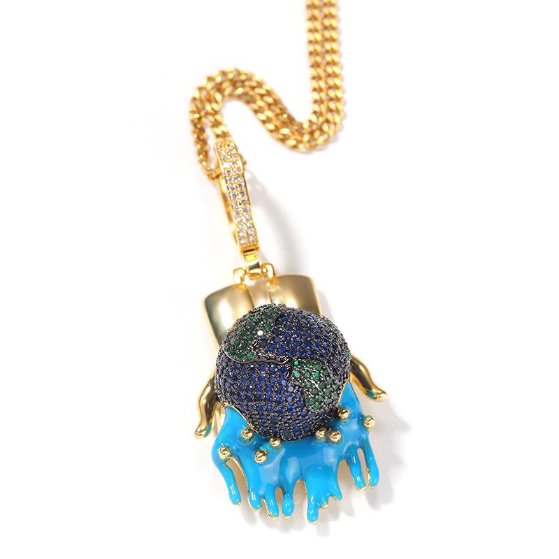 Pendant Necklaces Hip Hop Bling Iced Out Holding The Earth Protect Pendants For Men Women Rapper Jewelry Drop
Pendant Necklaces Hip Hop Bling Iced Out Holding The Earth Protect Pendants For Men Women Rapper Jewelry Drop