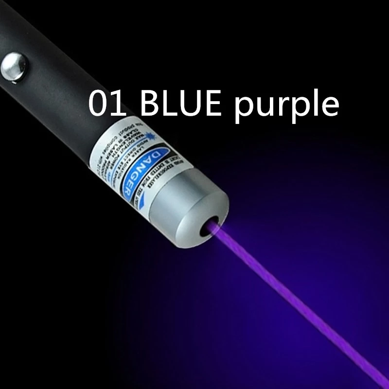 High-quality Laser Pointer Red Green Purple Three-color Laser Pointers Projection Teaching Demonstration Pen Night Children Toys