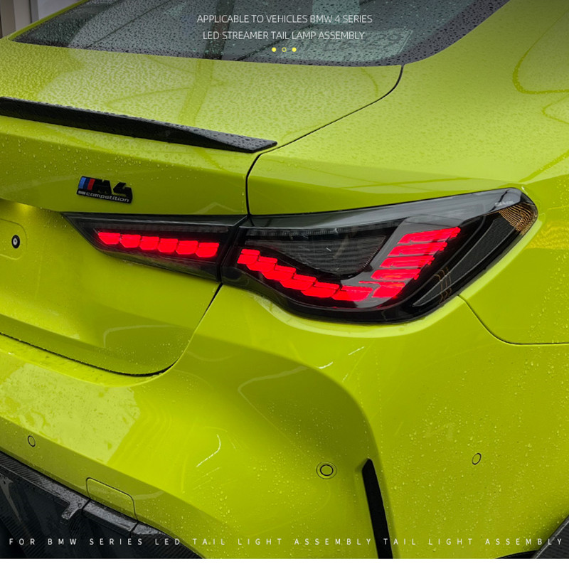 Auto Accessories Turn Signal Lights For BMW M4 DRL Taillight 20-2022 425I 430I Rear Car LED Tail Light Brake Light